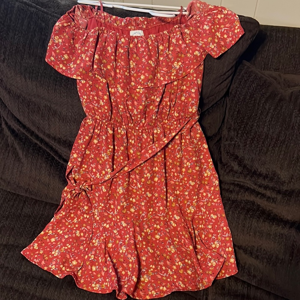 Francesca’s. Beautiful dress.